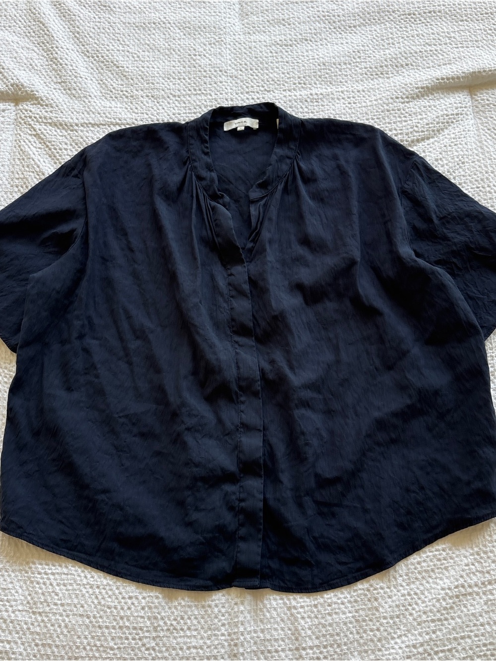 Vince Short Sleeve Blouse